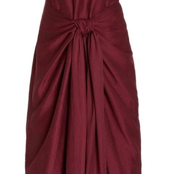 Bondi Born Lanai Eco Linen-Blend Wrap Tie Dress 🥀 - Picture 8 of 13